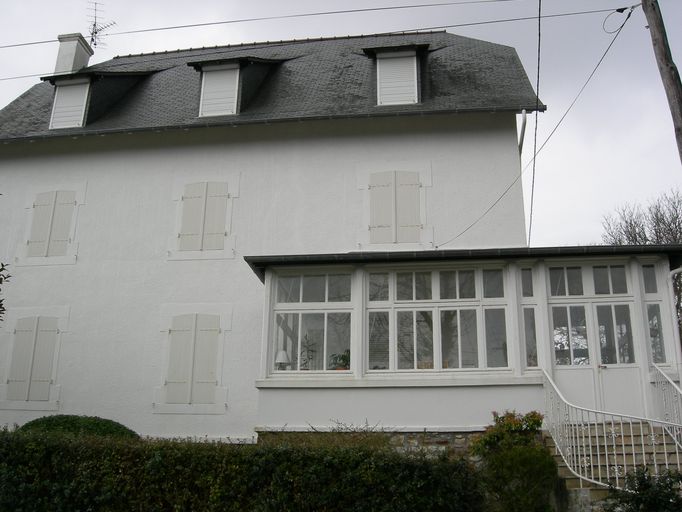 Maison de villégiature anciennement Bel-Air, 2 rue Duguay-Trouin, Morgat (Crozon)