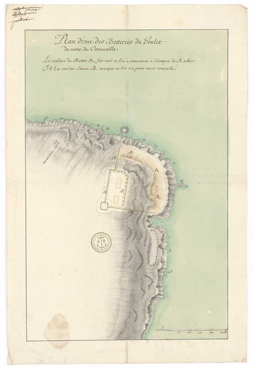 Batterie de Cornouaille, pointe de Cornouaille (Roscanvel)