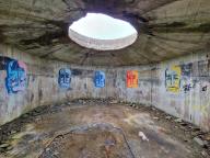 Bunker-poste d'observation et de tir dit Tobruk-Stand pour mortier de 8,14 cm, Île Percée (Moëlan-sur-Mer)