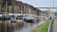 Pont tournant, port du Légué (Saint-Brieuc) TRAVAIL EN COURS