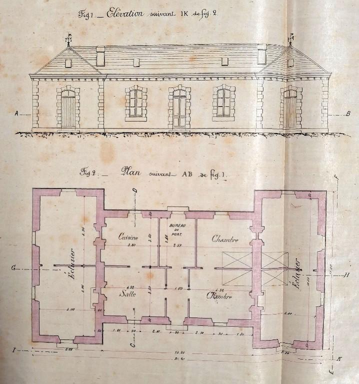 Maison dite des éclusiers, L'île Sèche (Saint-Brieuc)