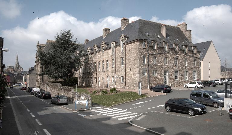 Vue sud-est du couvent des Ursulines