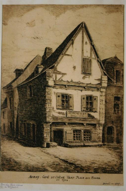 Maisons en pan de bois disparues d'Auray