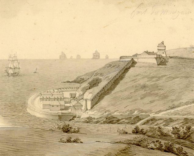 Fort du Mengant : batteries haute et basse (Plouzané)