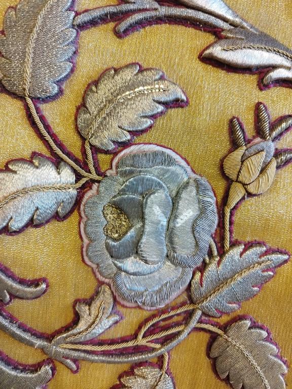 Bannière de procession : saint Convoïon, Immaculée Conception, abbatiale Saint-Sauveur (Redon)