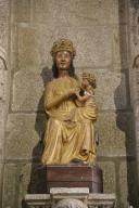 Statue (d'applique, demi-nature) : Vierge à l'Enfant dite Notre-Dame des Marais, église Saint-Sulpice (Fougères)