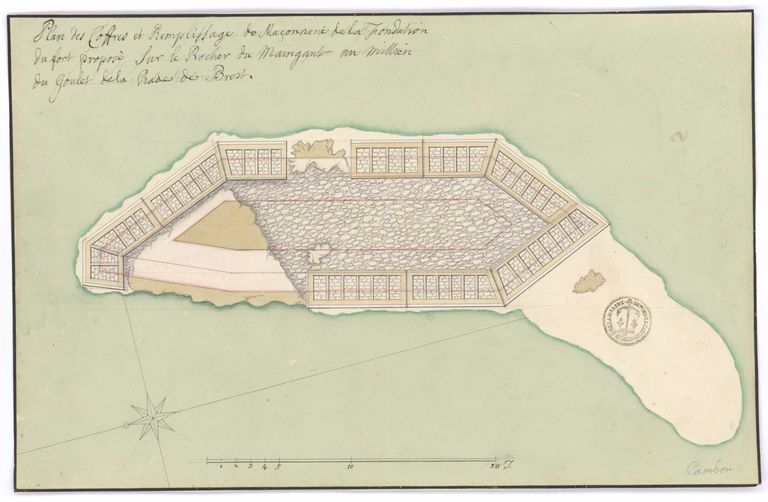 Fort du Mengant, Roche Mengam (Roscanvel)