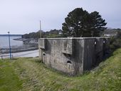 Batterie d'artillerie de côte et corps de garde crénelé (Cr 328), puis école de voile, Roscanvel
