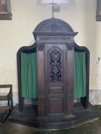 Confessionnal, église paroissiale Notre-Dame (Campénéac)