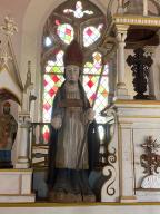 Statue : Saint Vinoc, église dite Chapelle Saint-Nicolas, le Binio (Augan)