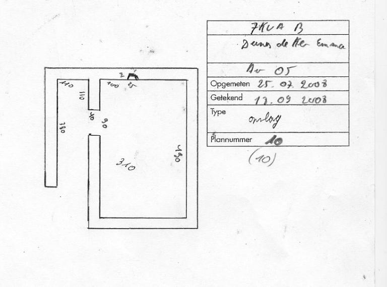 Construction non identifiée, pointe d’Enez-Vihan, Dunes de Keremma (Tréflez)