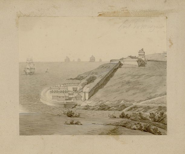 Fort du Mengant : batteries haute et basse (Plouzané)