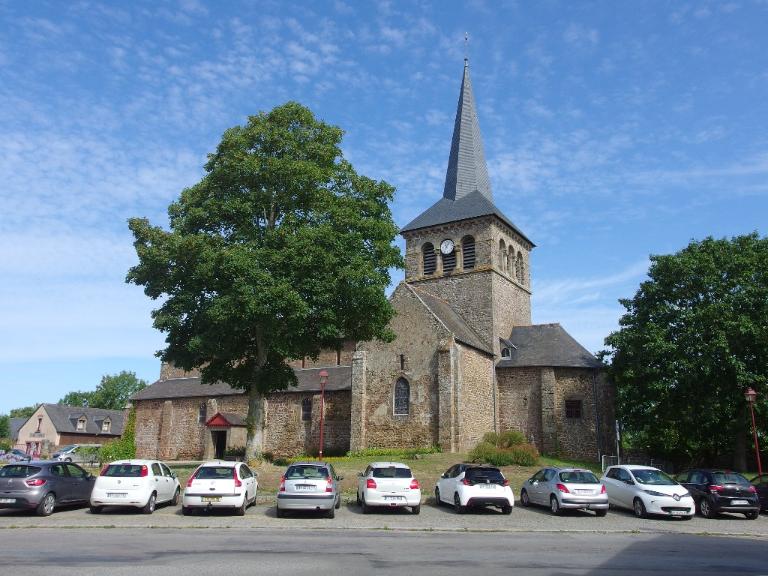 Prieuré de bénédictins, église paroissiale Notre-Dame, place de l'église (Hédé-Bazouges)