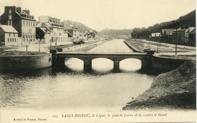 Pont dit le Pont Favigo ou le Pont-de-Pierre, le Légué (Saint-Brieuc)