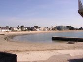 Front balnéaire de la plage de Toulhars (Larmor-Plage)