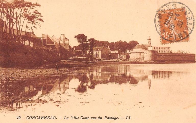 Les quais du port de Concarneau, avant-port et arrière-port (Concarneau)