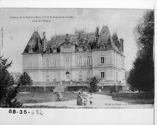 Château de la Roche-Giffard (Saint-Sulpice-des-Landes) - ancienne enquête thématique régionale Inventaire des châteaux du 19e siècle en Bretagne