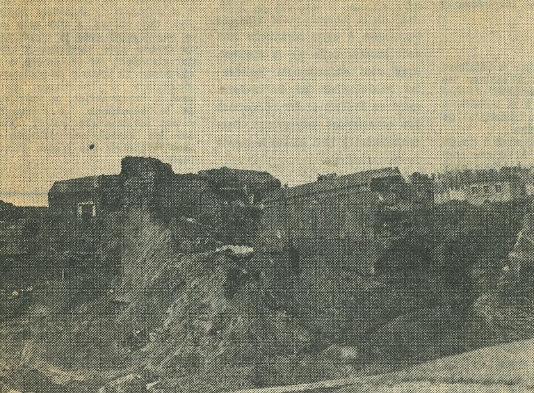 Vue générale depuis l'est-sud-est, vers 1975