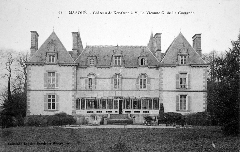 Château de Ker-Ozen ou de Kerrozen (Lamballe fusionnée en Lamballe-Armor en 2019)