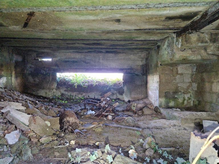 Bunker-casemate de type FA ou Fm pour un canon antichar de 5 cm ou 7,5 cm (A 56), Digue de Lannévez (Goulven)