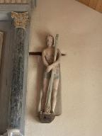 Statue : Saint Fabien, chapelle Saint-Sébastien (La Grée-Saint-Laurent)