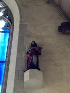 Statue : saint Marc, chapelle Saint-Maudé (La Croix-Helléan)