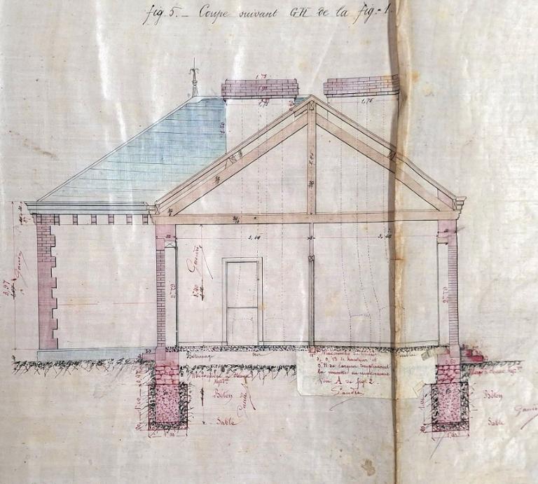 Maison dite des éclusiers, L'île Sèche (Saint-Brieuc)