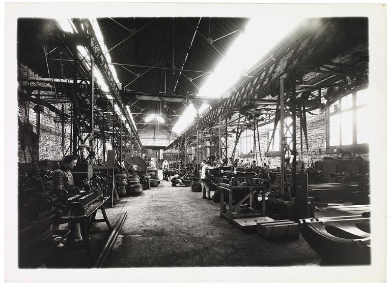 Usine de construction mécanique Rosengart, puis Chaffoteaux et Maury, actuellement magasins de commerce, quai Armez, port du Légué (Saint-Brieuc) TRAVAIL EN COURS