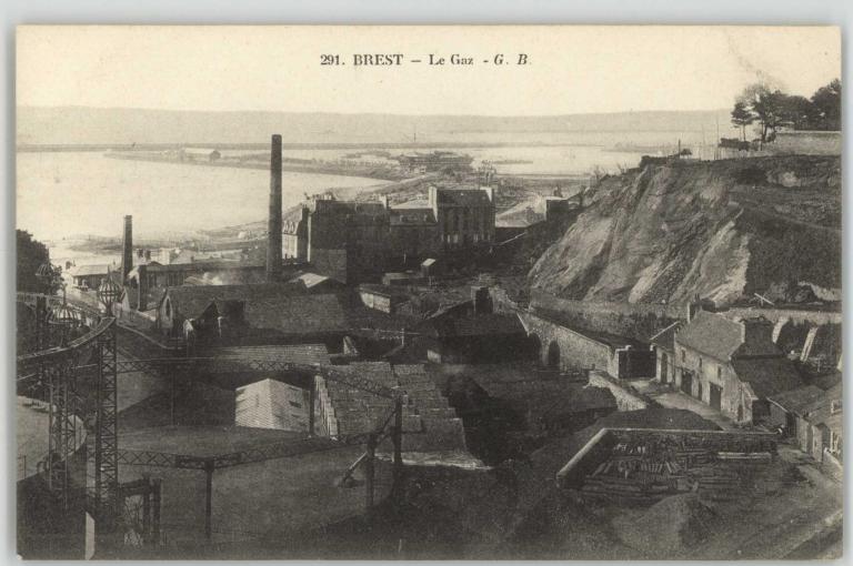 Port dit de Porstrein, puis dit port Napoléon, port de commerce (Brest)