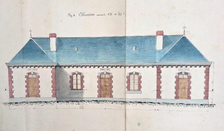 Maison dite des éclusiers, L'île Sèche (Saint-Brieuc)