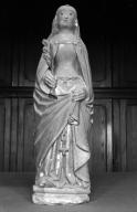 Statue (statuette) : sainte Marguerite, église paroissiale Saint-Léonard (Fougères)