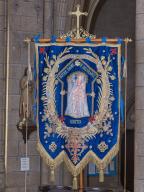 Bannière Notre-Dame de Délivrance, basilique Notre-Dame-de-Délivrance (Quintin)