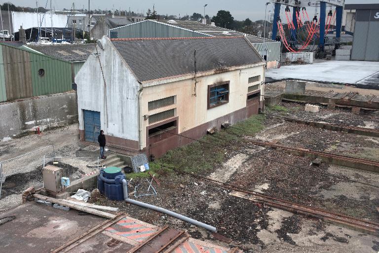 Cale de construction ou slipway (Concarneau)
