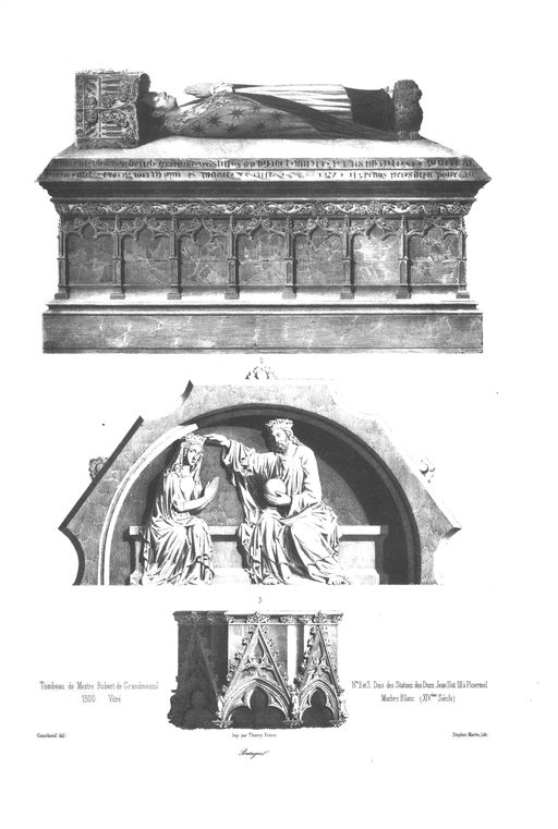 Tombeau des ducs Jean II et Jean III de Bretagne, église Saint-Armel (Ploërmel)