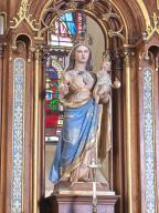 Statue de procession dite de Notre-Dame du Roc, église Notre-Dame-du-Roc (Montautour)