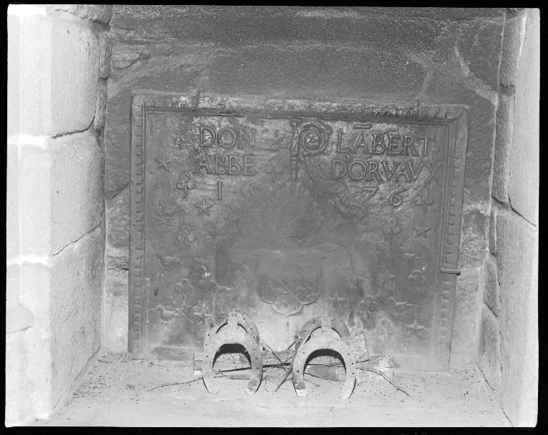 Plaque de cheminée 1 (état en 1984)