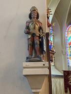 Statue : Saint Maurice d'Agaune, église paroissiale Saint-Guyomard (Saint-Guyomard)