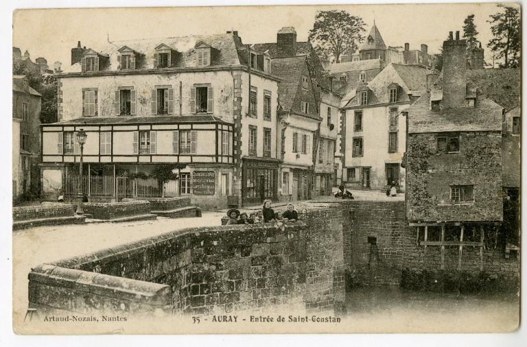 Maisons en pan de bois disparues d'Auray