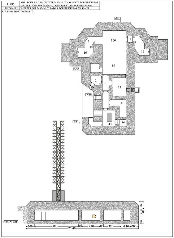 Station radar du Men Tan (Qu 13), Lescoff, pointe du Raz (Plogoff)
