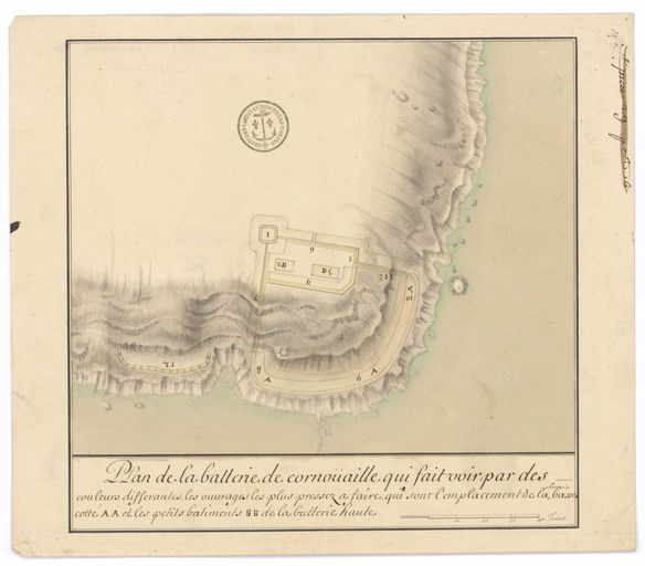 Batterie de Cornouaille, pointe de Cornouaille (Roscanvel)