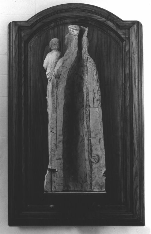 Statue : Vierge à l'Enfant, église paroissiale Saint-Laurent (La Grée-Saint-Laurent)