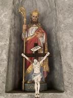 Statue  : Saint Clair, chapelle Saint-Clair, Trégadoret (Loyat)