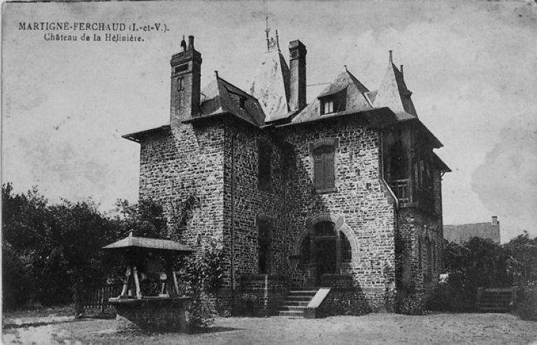 Demeure dite château de la Hélinière, ou de la Halinière, 2 rue Charles-Rabot (Martigné-Ferchaud)