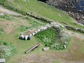 Batterie d'artillerie de côte, près du phare, Île aux Moines (Perros-Guirec)
