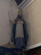 Statue 1 : Saint Bertin, église Saint-Bertin (Guillac)