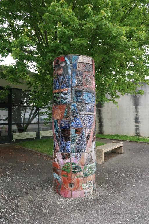 La décoration au titre du 1% artistique du lycée Jean Macé (Lanester)