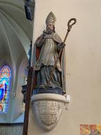 Statue : Saint Guyomard, église paroissiale Saint-Guyomard (Saint-Guyomard)