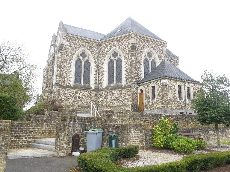 Prieuré de bénédictins, église paroissiale Saint-Martin (Laignelet)
