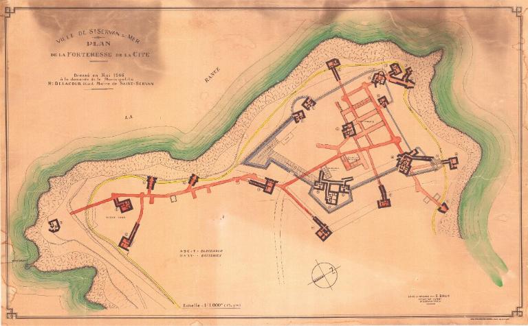 Fort de la Cité d'Aleth puis ensemble fortifié (Ra 230), actuellement Mémorial 39-45, Saint-Servan (Saint-Malo)