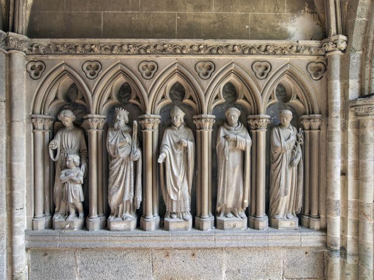 Ensemble de statues : Les royautés de Marie, basilique Notre-Dame-d'Espérance (Saint-Brieuc)